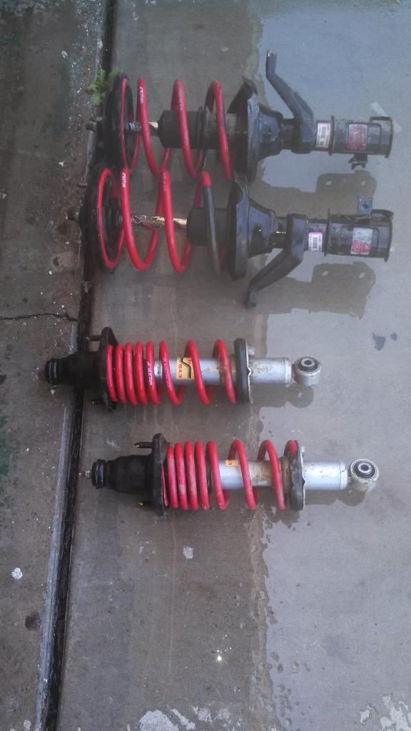 California EP3/EM2/RSX Skunk2 Lowering Springs on Kyb Shocks Acura